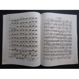 ALARD Delphin Études Caractéristiques op 18 Livre 4 Violon ca1847