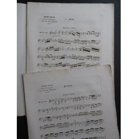 DE BÉRIOT Charles Duo Concertant No 2 pour 2 Violons 1847