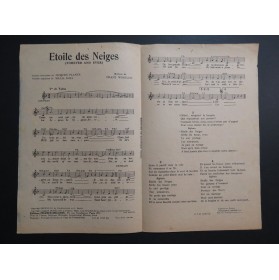 Etoile des Neiges Franz Winkler Chant 1947