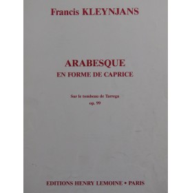 KLEYNJANS Francis Arabesque...
