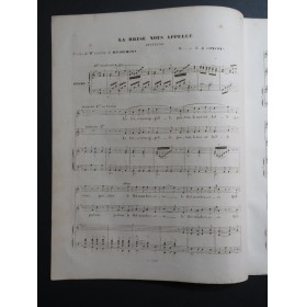 CONCONE Joseph La Brise nous appelle Chant Piano ca1840