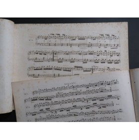 DUVERNOY J. B. Quadrille Le Croisé en Egypte Piano Flûte ou Violon ca1825
