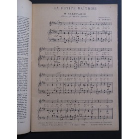 La Petite Maîtrise No 236 Mendelssohn Belgodère Quignard Chant Orgue 1933