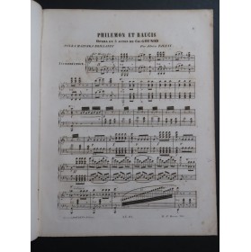 TALEXY Adrien Philemon et Baucis Gounod Polka Mazurka Piano ca1860