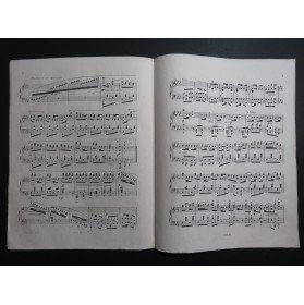 ASCHER Joseph Fanfare Militaire op 40 Piano ca1855