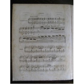 DUVERNOY J. B. Reminiscences Italiennes Piano 1840