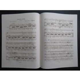 BARRAULT Émile Première Fleur Chant Piano ca1830