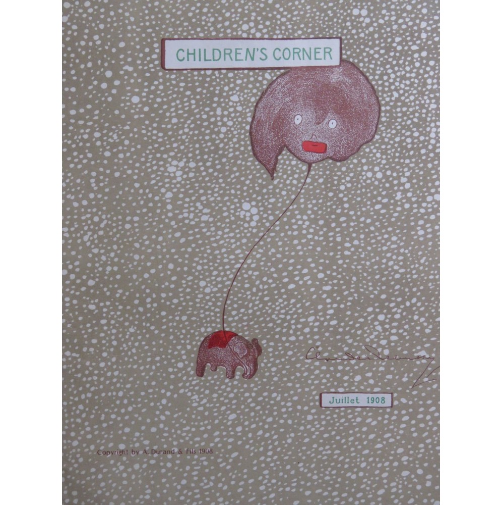 DEBUSSY Claude Children's Corner 6 Pièces Piano 1950