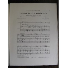 BUSSER Henri Maman chante Chant piano 1901