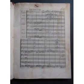 SACCHINI Antonio Renaud Opéra Chant Orchestre 1783
