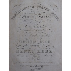 HERZ Henri Variations sur...