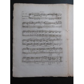 HERZ Henri Variations sur Au clair de la Lune op 4 Piano 4 mains ca1820