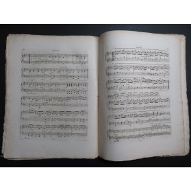 HERZ Henri Variations sur Au clair de la Lune op 4 Piano 4 mains ca1820