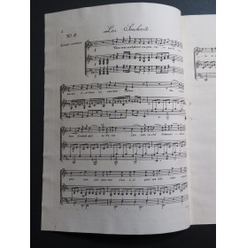 DE MARIN M. Ed. Recueil de Romances Harpe Chant XVIIIe