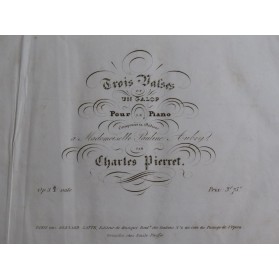 PIERRET Charles Trois...
