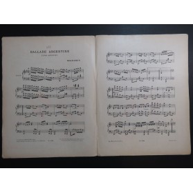 MALDEREN E. V. Ballade Argentine Tango Piano 1920