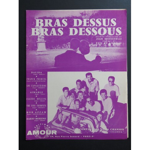 Bras dessus, bras dessous Pete de Angelis Chant Piano 1960