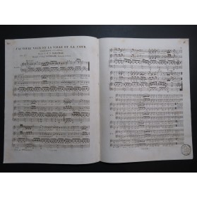 ANDRADE Auguste J'ai voulu voir et la ville et la cour Chant Piano ca1830