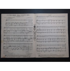 MATHÉ Édouard J'pousse ma voiture Chant Piano 1924