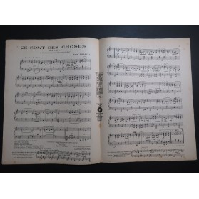 MORETTI Raoul Ce sont des choses Piano 1924