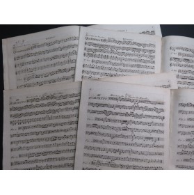 VIOTTI J. B. Six Quatuors d'Airs Variés 1ère Partie Violon Alto Basse ca1796