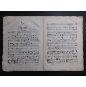 MOZART W. A. Raccolta Arie Quartetto Ricitativi Chant Piano ca1824
