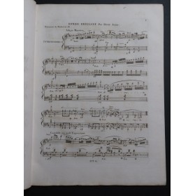 HERZ Henri Rondo Brillant op 11 Piano ca1825