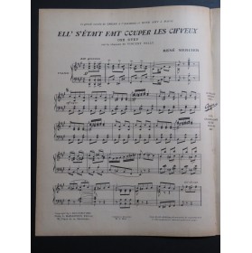 MERCIER René Ell' s'était fait couper les ch'veux Piano 1924