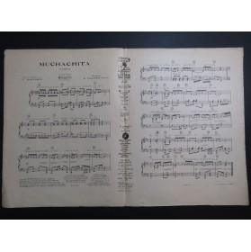 DELFINO Enrique Muchachita Chant Piano 1928