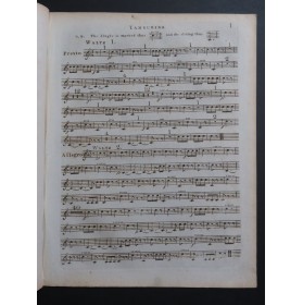 CLEMENTI Muzio Twelve Waltzes op 38 Tambourin ca1800