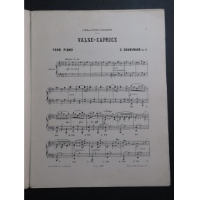 CHAMINADE Cécile Valse-Caprice Piano ca1885