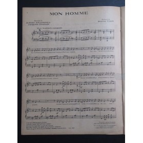 YVAIN Maurice Mon Homme Chant Piano 1920