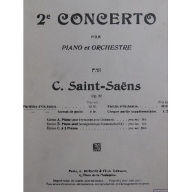 SAINT-SAËNS Camille...
