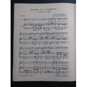 HAUGADE Ray TOMATIS C. Jack Dans la Pampa Chant Piano 1932