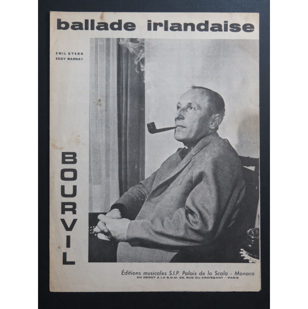 Ballade Irlandaise Bourvil Chant Piano 1958