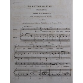 PANSERON Auguste Le Retour...