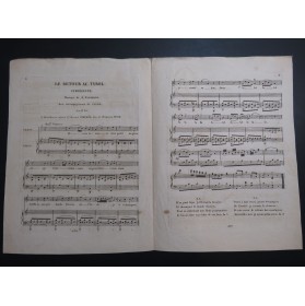 PANSERON Auguste Le Retour au Tyrol Chant Piano ca1830