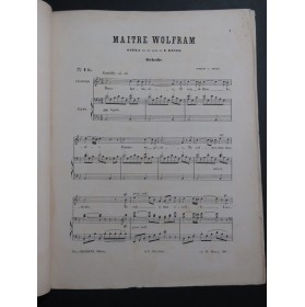 REYER Ernest Douce Harmonie Chant Piano 1864