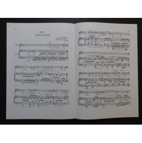 LEKEU Guillaume 3 Mélodies Chant Piano