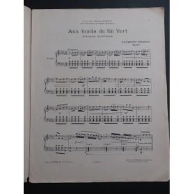 MESSIS Jacques Aux Bords du Nil Vert Piano