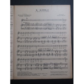 SZULC Joseph L'Aïoli Chant Piano 1920