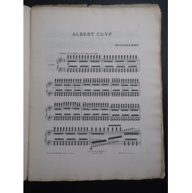 HAHN Reynaldo Portraits de Peintres Albert Cuyp Piano 1896