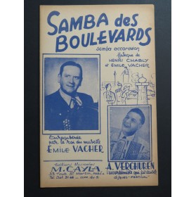 Samba des Boulevards Verchuren Accordéon 1953