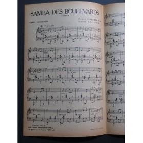 Samba des Boulevards Verchuren Accordéon 1953
