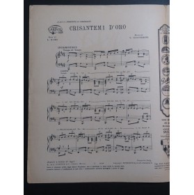 MASCHERONI Vittorio Crisantemi D'Oro Piano 1928