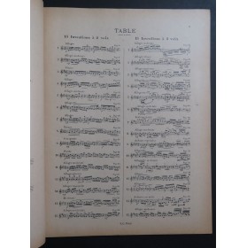 BACH J. S. Inventions à 2 et 3 Voix Piano