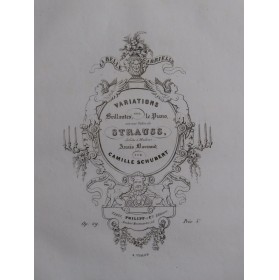 SCHUBERT Camille Variations...
