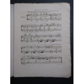 CZERNY Charles Impromptu en forme de Rondeau op 418 Piano 1836