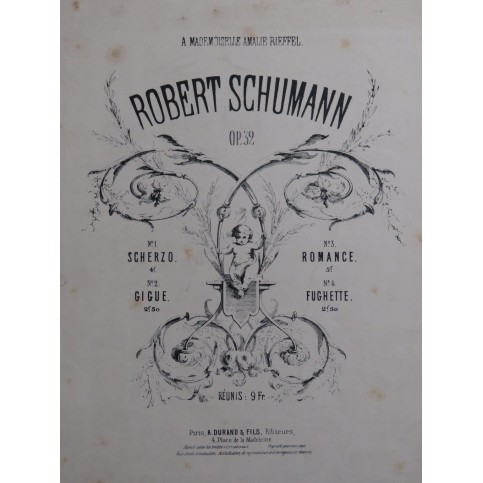 SCHUMANN Robert Romance op 32 Piano ca1900