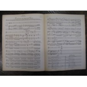 BOIELDIEU Adrien Romance Manuscrit Chant Piano